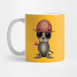 Cute Baby Seal Firefighter Mug